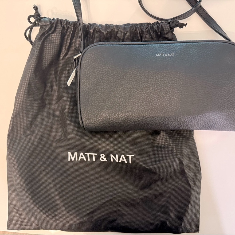 Matt & Nat Black Crossbody Bag